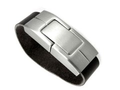 Leather USB Wristband