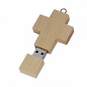 Wooden Cross USB Flash Drives
