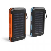 custom solar power bank with flashlight